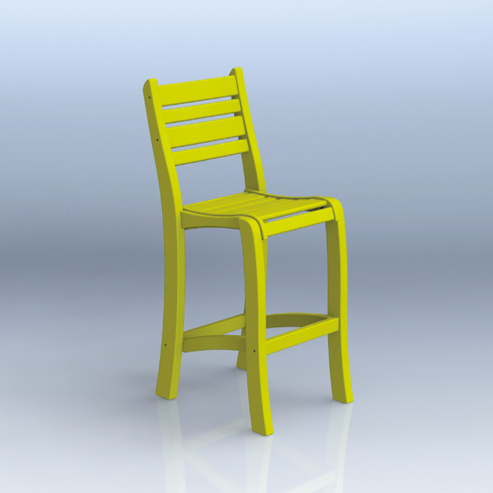 B3 #2200 30″ Bar Chair Armless