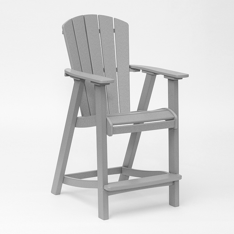faux wood polywood bar chair