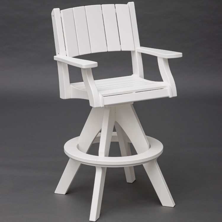C6 #2223 30″ Swivel Balcony Chair w/ Arms